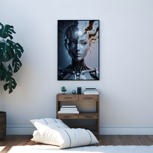 Humanoid Artificial Intelligence Canvas Print (Humanoid Artificial Intelligence Canvas Print)