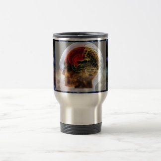 HUMANOID : Brain Brainy Science Biology Mind Travel Mug