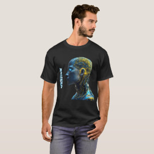 Humanoid Robot Face Artificial Intelligence Tech T-Shirt