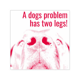 Humans could be problems self-inking stamp