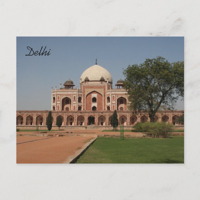 humayun tomb postcard (Front)