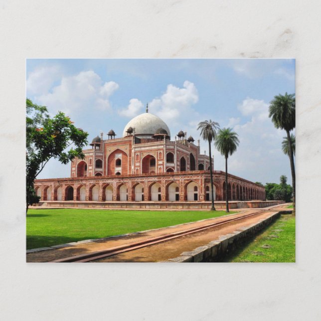 Humayun's Tomb in Delhi, India Postcard (Front)
