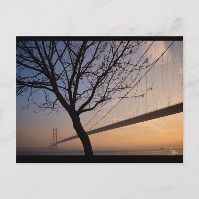 Humber Bridge #4 [Postcard] Postcard (Front)