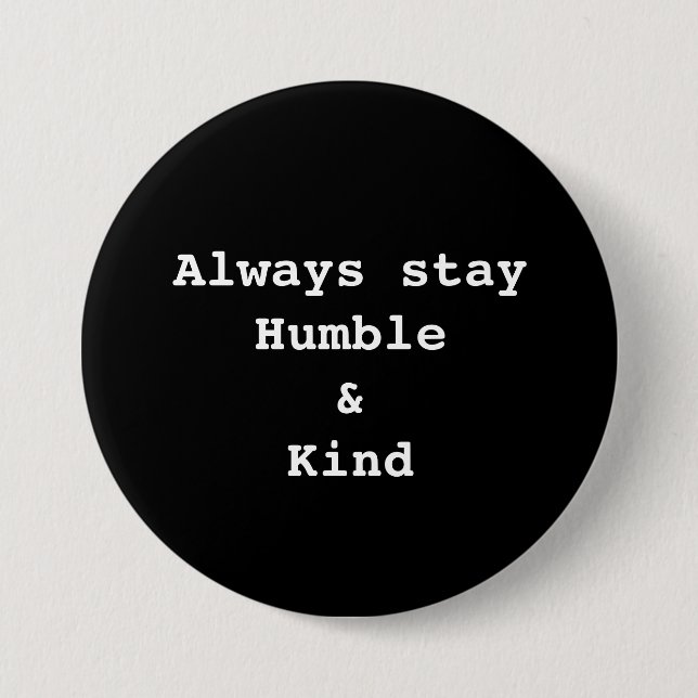 Humble and Kind Button (Front)