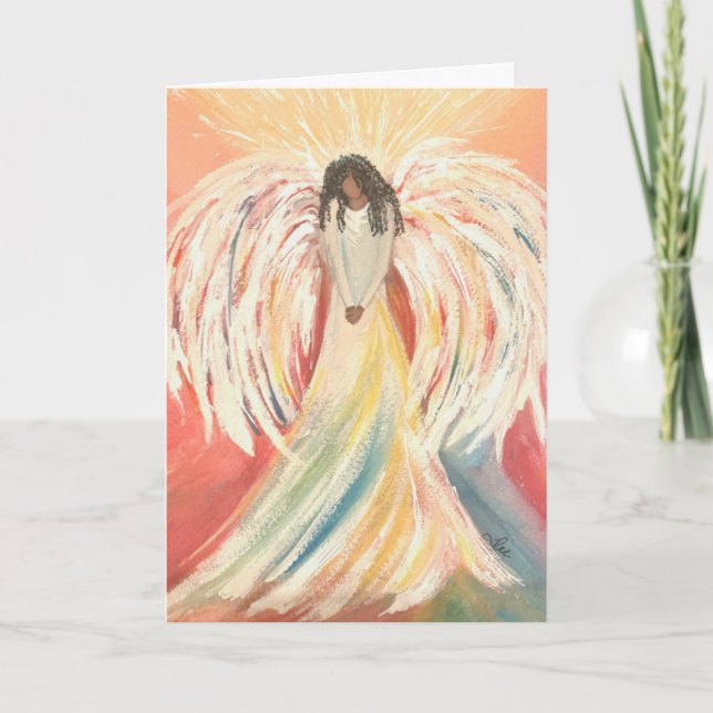 Humble Angel, Carte de voeux pliée 5" x 7" (Devant)