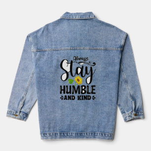 Humble Asf Minimalist Statement for a Grounded Lif Denim Jacket