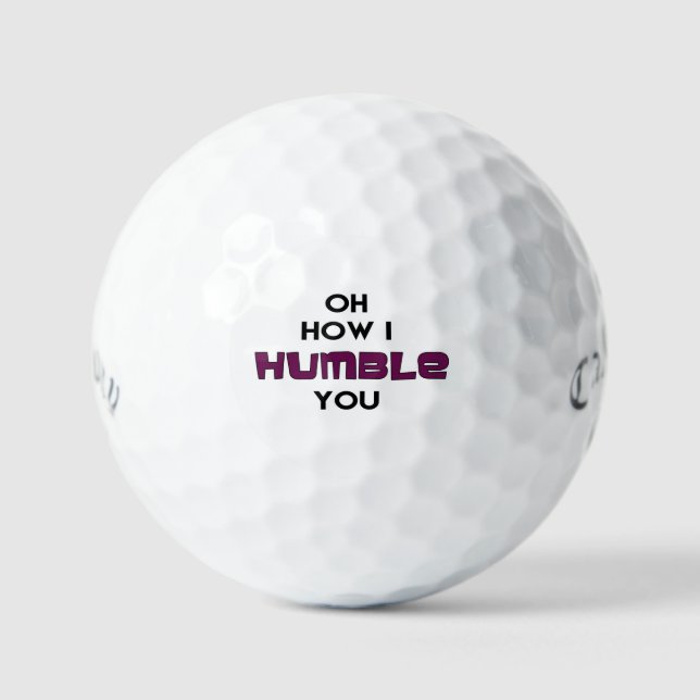 Humble balle de golf (Recto)