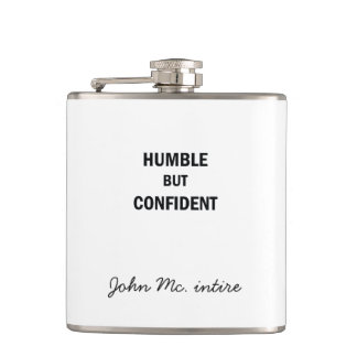 Humble but confident flask