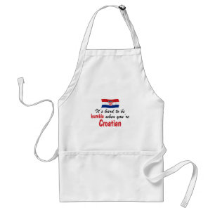 Humble Croatian Standard Apron