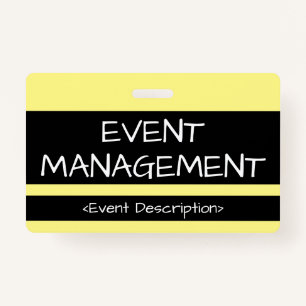 Humble "EVENT MANAGEMENT" Badge