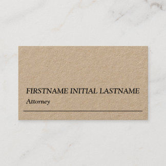 Humble Law Professional Business Card