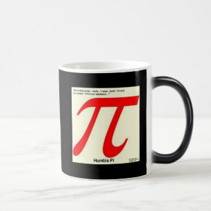 Humble Pi R Square Funny Magic Mug