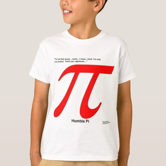 Humble Pi R Square Funny T-Shirt (Front)