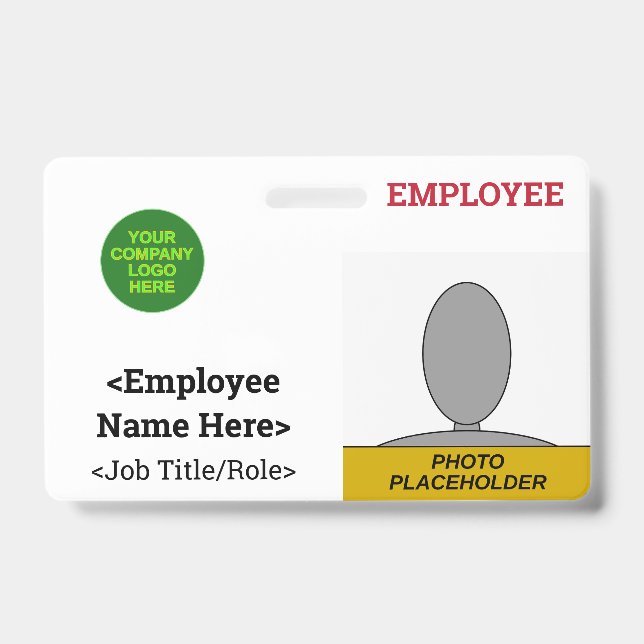 Humble, Respectable Staff Member Identification Badge (Front)