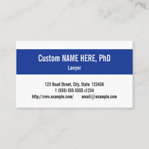 Humble, Simple Law Professional Business Card