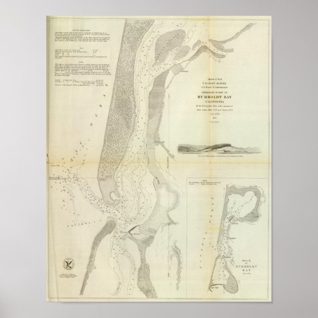 Humboldt Bay, Calif Poster (Front)