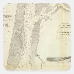 Humboldt Bay, Calif Square Sticker