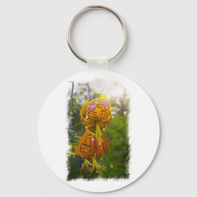Humboldt Lilies Sunburst Keychain (Front)
