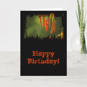Humboldt Lily Stamens Birthday Card