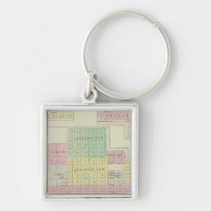 Humboldt, Moran City, and Laharp, Kansas Keychain