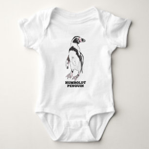 Humboldt penguin baby bodysuit