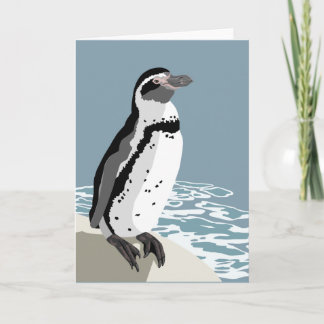 Humboldt Penguin Greetings Card