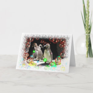 Humboldt Penguin Party Card