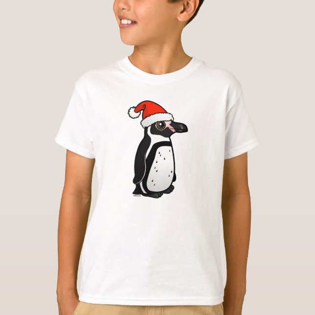 Humboldt Penguin Santa T-Shirt (Front)