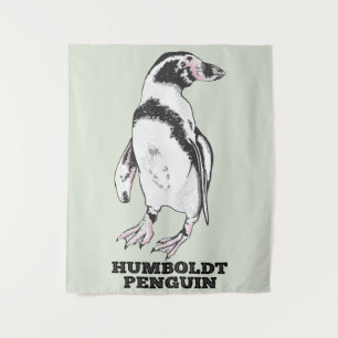Humboldt penguin tapestry