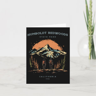 Humboldt Redwoods State Park Backpacking Hiking Vi Card