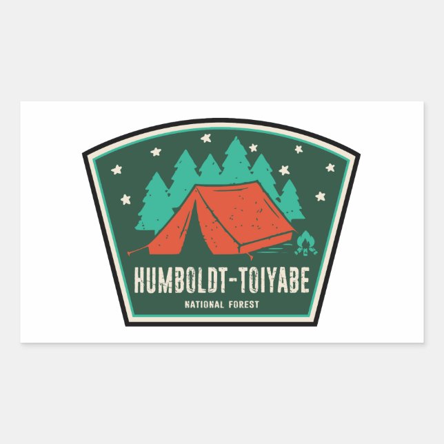Humboldt-Toiyabe National Forest Camping Sticker (Front)