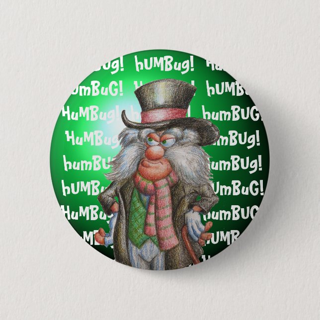 Humbug! 2 Inch Round Button (Front)
