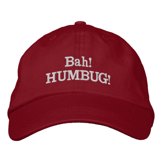 Humbug Hat (Adjustable with White Embroidery) (Front)