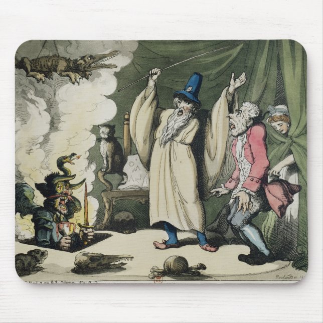 Humbugging or Raising the Devil, 1800 Mouse Pad (Front)