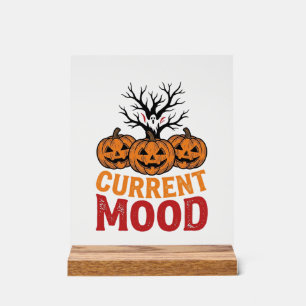 Humeur actuelle Halloween Citrouille Conception de