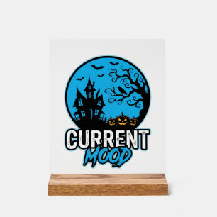 Humeur actuelle Halloween Gravure Vintage Vecteur_