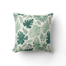 Humeur Monstera - Oreiller Tropical Leaf