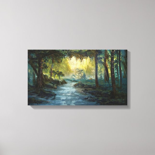 Humid Forest Canvas Print (Front)