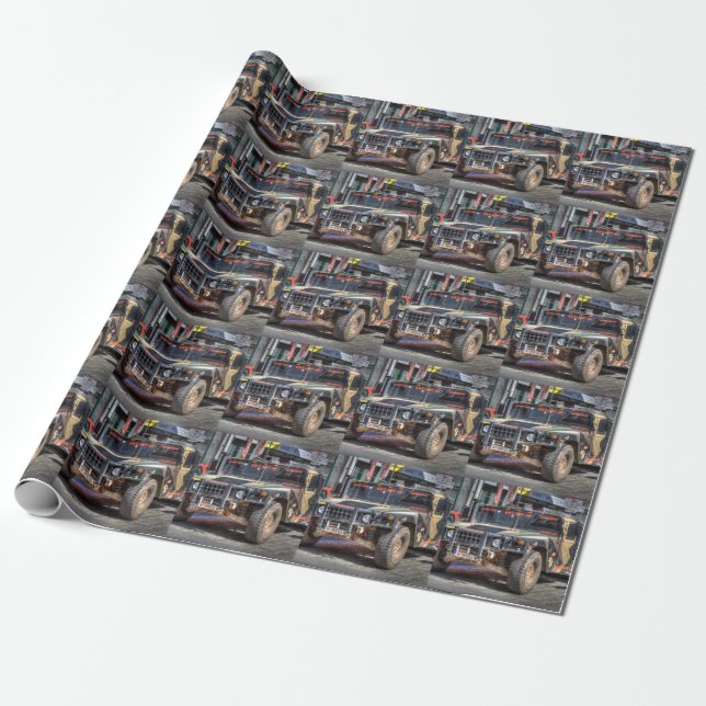 Hummer H1 Wrapping Paper (Unrolled)