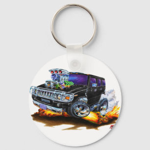 Hummer H2 Black Truck Keychain