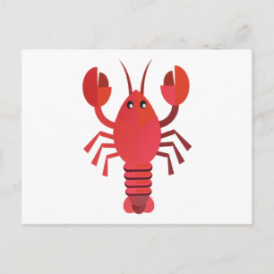 Hummer Languste lobster Postcard