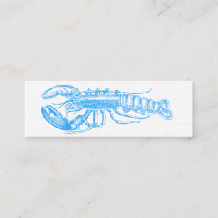 Hummer light blue series mini business card