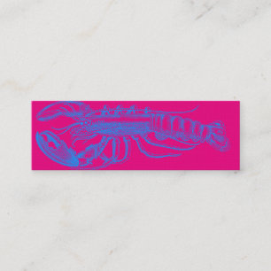 Hummer light blue series mini business card