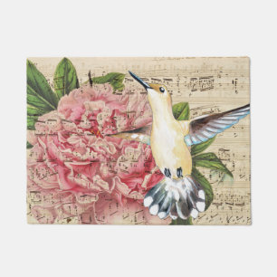 hummer song peony doormat