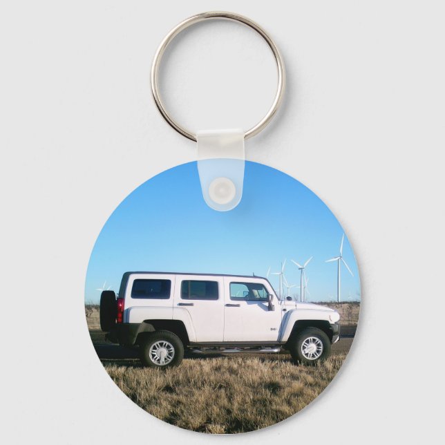 Hummer & Wind Power Keychain (Front)