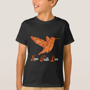Humming-bird Aml Leukaemia Awareness T-Shirt