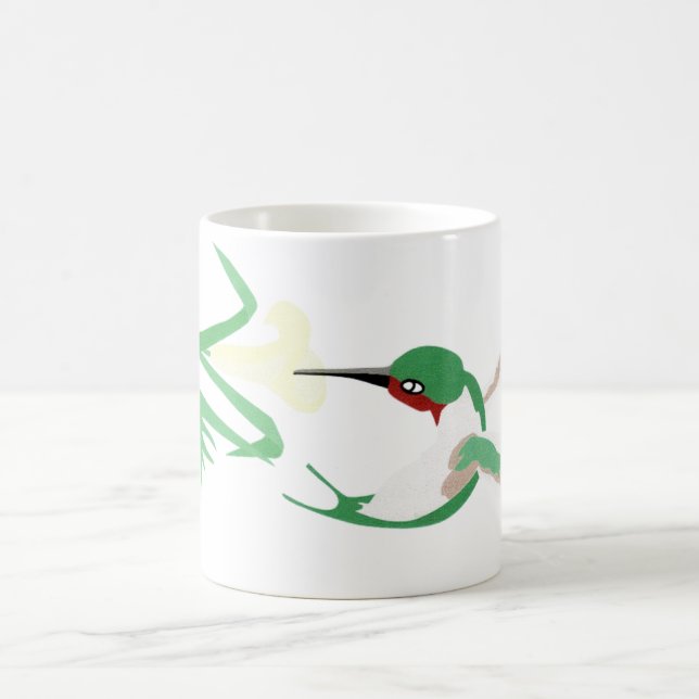 humming bird coffee mug (Center)