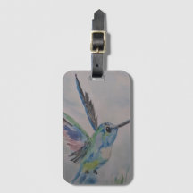 Humming Bird Luggage Tag