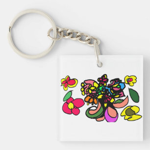 Humming bird  relax  spring keychain