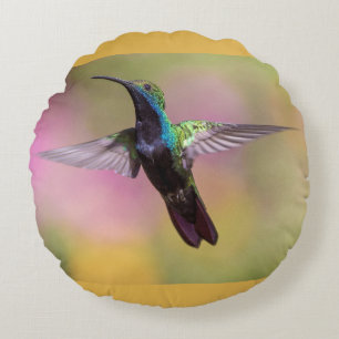 Humming Bird  Round Pillow